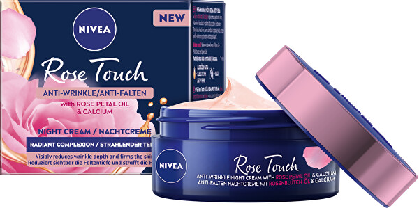 Noční krém proti vráskám s růžovým olejem Rose Touch (Anti-Wrinkle Night Cream) 50 ml