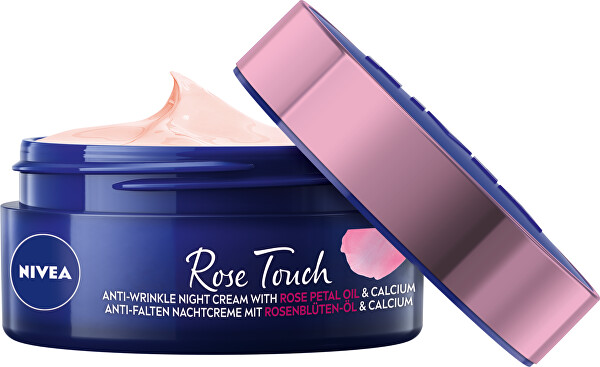 Anti-Falten-Nachtcreme mit Rosenöl Rose Touch (Anti-Wrinkle Night Cream) 50 ml