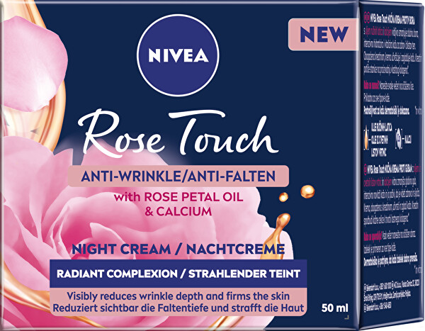 Anti-Falten-Nachtcreme mit Rosenöl Rose Touch (Anti-Wrinkle Night Cream) 50 ml