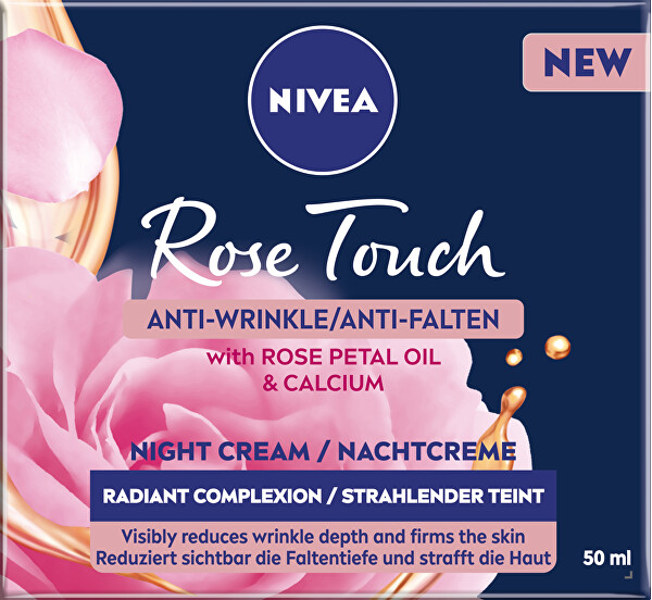 Nočný krém proti vráskam s ružovým olejom Rose Touch ( Anti-Wrinkle Night Cream) 50 ml