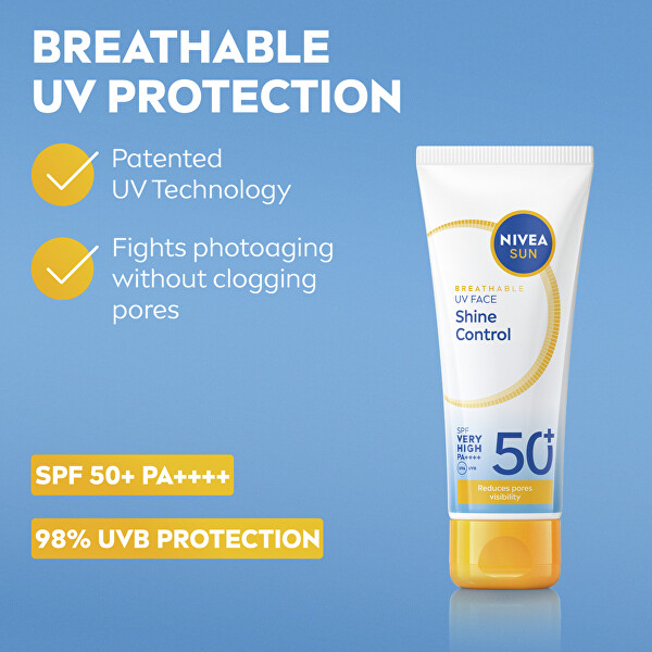 Ochranný pleťový krém Shine Control SPF 50+ 40 ml