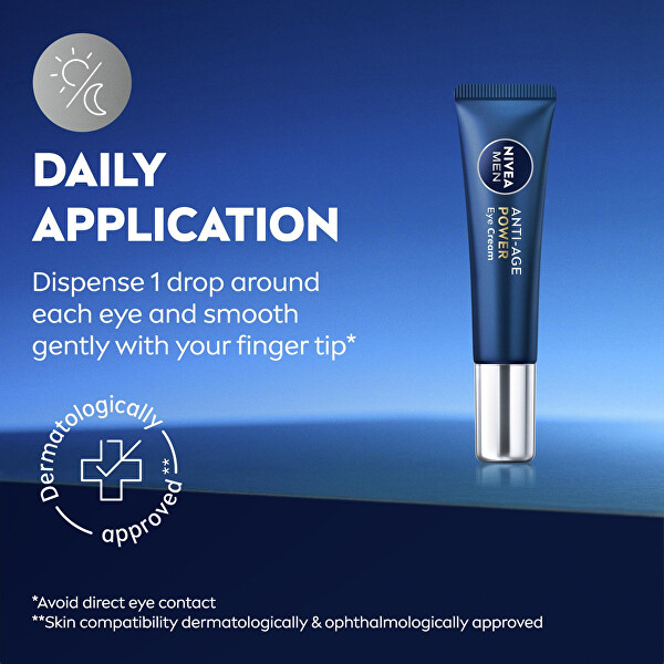 Očný krém proti vráskam Men Hyaluron 15 ml