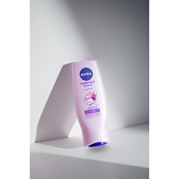 Pečující kondicionér s mléčnými a hedvábnými proteiny na unavené vlasy bez lesku Hairmilk Shine (Care Conditioner) 200 ml