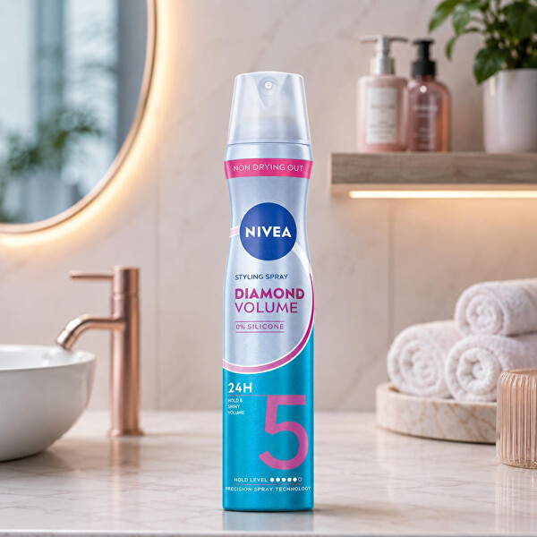 Pečující lak na vlasy pro oslňující lesk vlasů Diamond Volume Care (Styling Spray) 250 ml