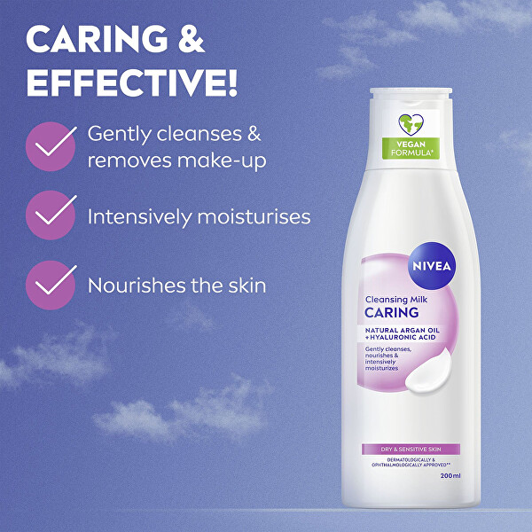 Pleťové mléko pro suchou a citlivou pleť Cleansing Milk 200 ml