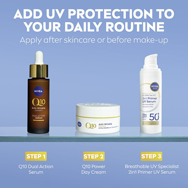 Pleťové sérum 2v1 SPF 50+ (Daily UV Serum) 30 ml