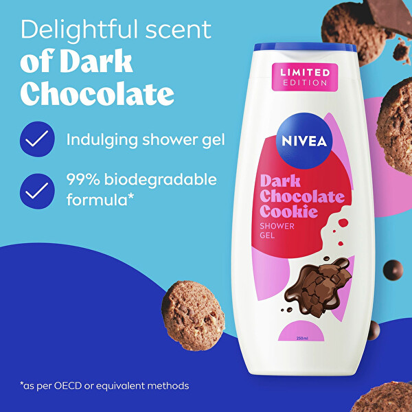 Gel de duș Dark Chocolate Cookie 250 ml