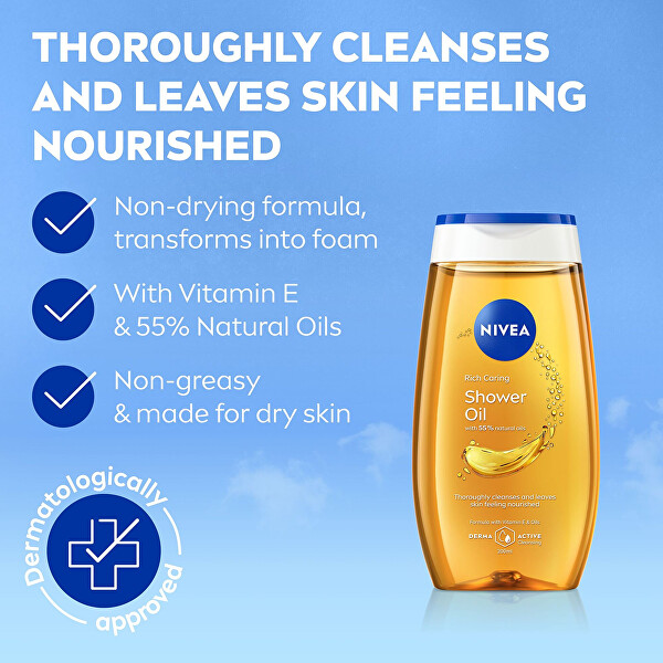 Sprchový olej pre veľmi suchú pokožku Natural Oil 200 ml
