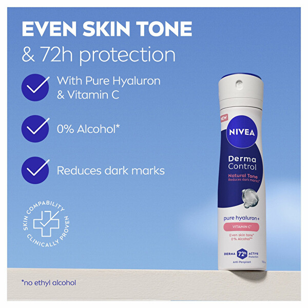 Antiperspirant ve spreji Derma Control Natural Tone (Antiperspirant) 150 ml