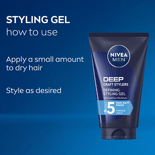 Formázó matt hajzselé férfiaknak (Defining Styling Gel) 150 ml