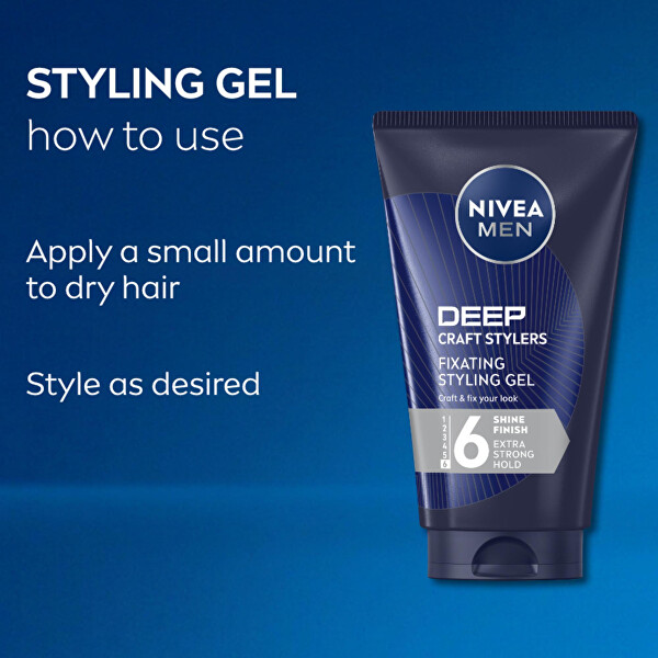 Stylingový gél pre lesk vlasov Men (Fixating Styling Gel) 150 ml