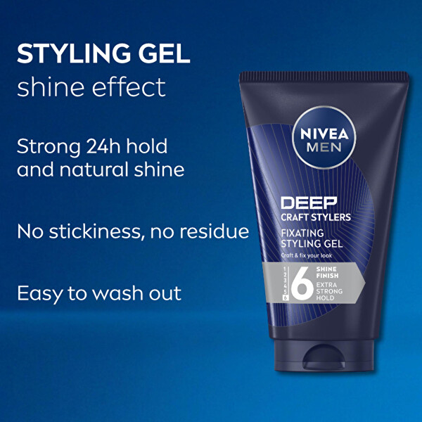 Stylingový gél pre lesk vlasov Men (Fixating Styling Gel) 150 ml