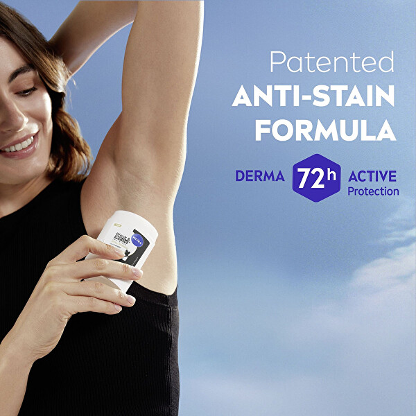 Tuhý antiperspirant Black & White Invisible Silky Smooth 50 ml