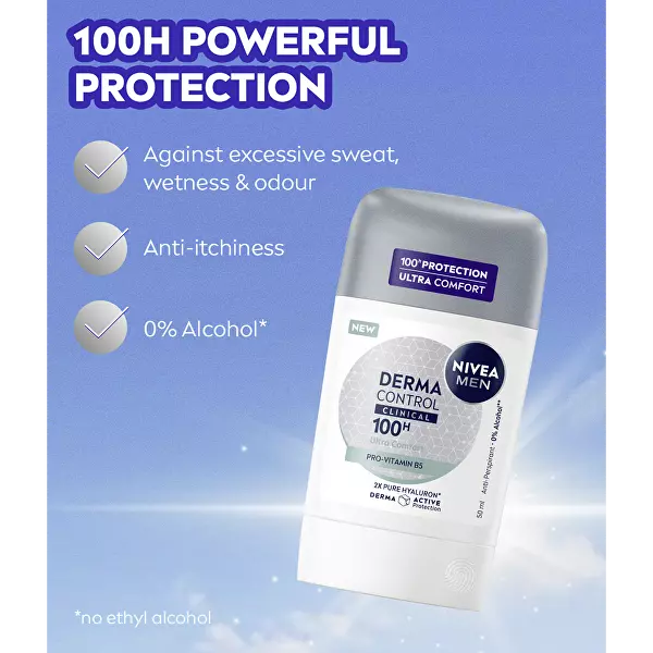 Szilárd izzadásgátló férfiaknak Men Derma Dry Control 50 ml