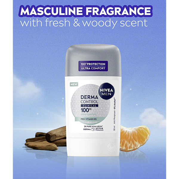 Szilárd izzadásgátló férfiaknak Men Derma Dry Control 50 ml