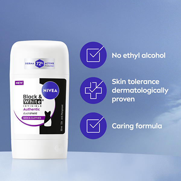 Szilárd izzadásgátló B&W Authentic Anti-Perspirant 50 ml