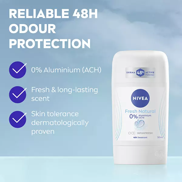 Tuhý deodorant Fresh Natural 50 ml