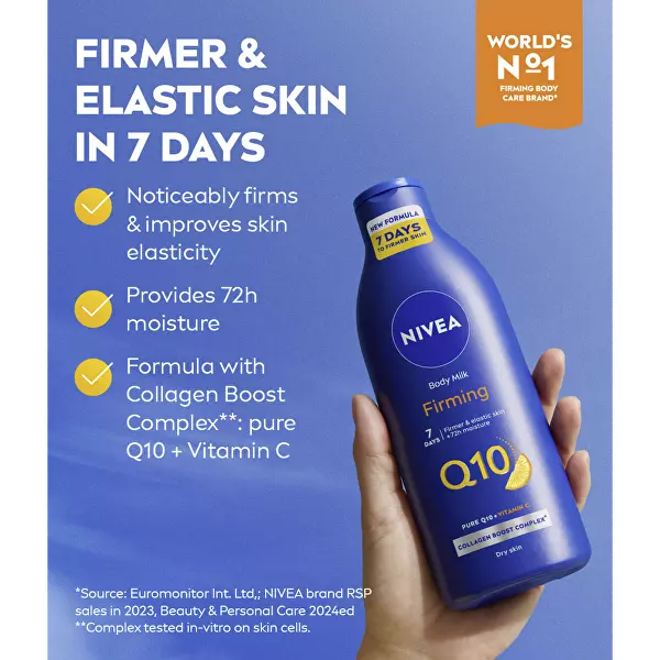 Výživné zpevňující tělové mléko Q10 Energy+ 250 ml