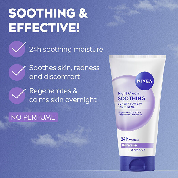 Zklidňující noční krém Essential Night Cream 50 ml