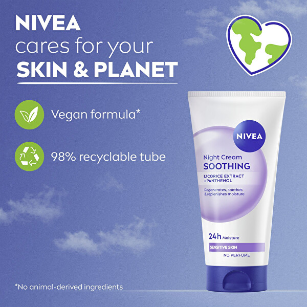 Zklidňující noční krém Essential Night Cream 50 ml