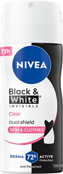 Izzadásgátló spray Invisible Black & White Clear (Antiperspirant) 100 ml