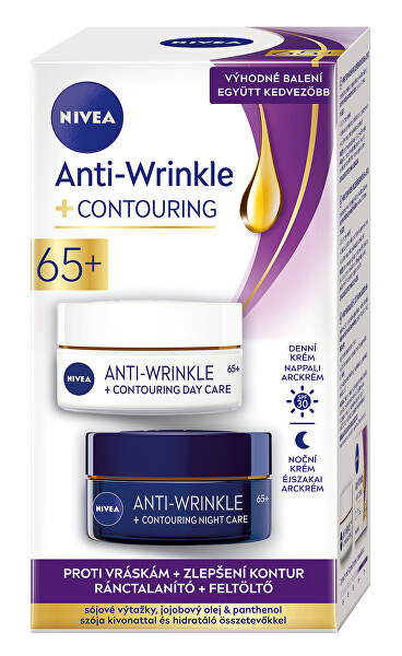 Set regalo per migliorare i contorni della pelle matura 65+ Anti-Wrinkle