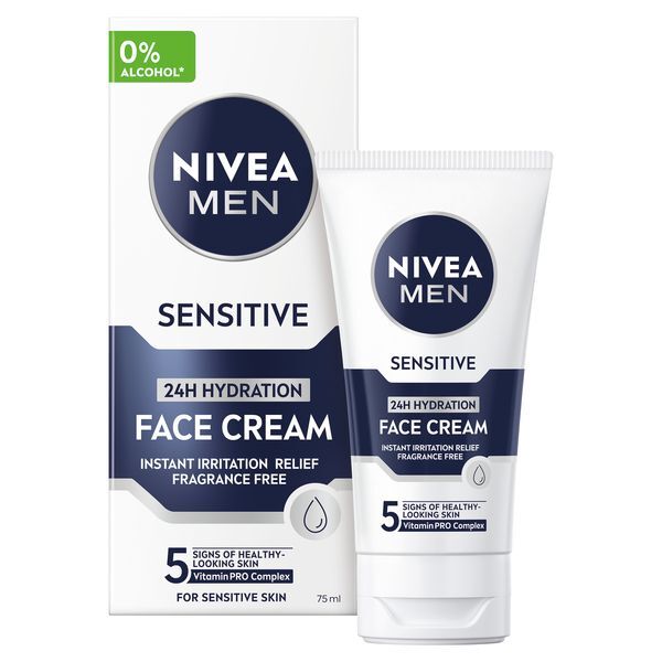 Hydratačný krém pre mužov Sensitive (Face Cream) 75 ml