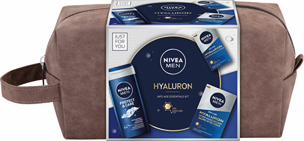 Geschenkset mit Anti-Aging-Kosmetik für Männer Hyaluron