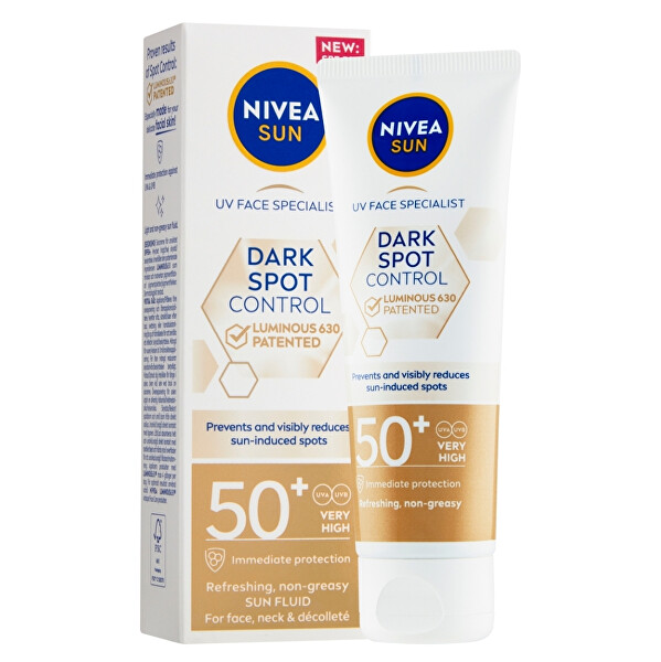 Crema viso abbronzante OF 50+ Sun Dark Spot Control Luminous 630 (Sun Fluid) 40 ml