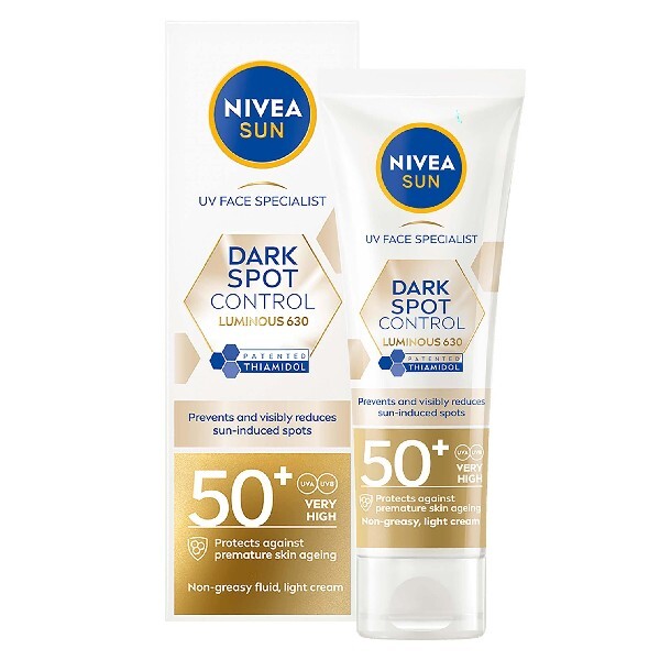 Pleťový krém na opalování OF 50+ Sun Dark Spot Control Thiamidol (Sun Fluid) 40 ml