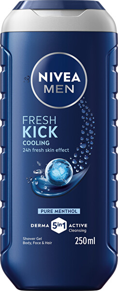 Tusfürdő arcra, testre és hajra Men Fresh Kick 250 ml