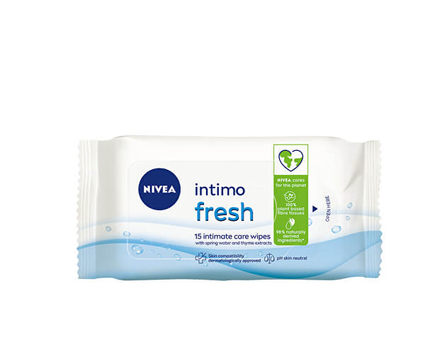 Intim törlőkendők Intimo Fresh (Intimate Care Wipes) 15 db