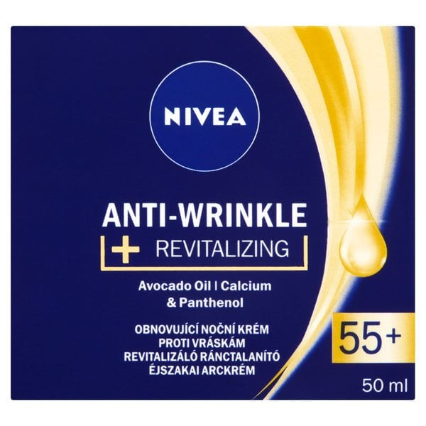 Obnovující noční krém proti vráskám 55+ (Anti-Wrinkle + Revitalizing) 50 ml