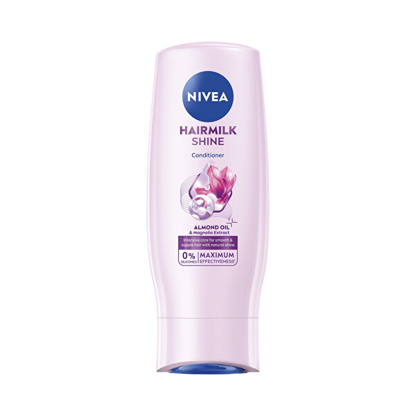 Pečující kondicionér s mléčnými a hedvábnými proteiny na unavené vlasy bez lesku Hairmilk Shine (Care Conditioner) 200 ml