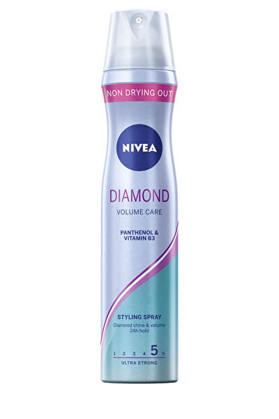 Pečující lak na vlasy pro oslňující lesk vlasů Diamond Volume Care (Styling Spray) 250 ml