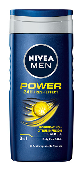 Tusfürdő férfiaknak Power Refresh 250 ml