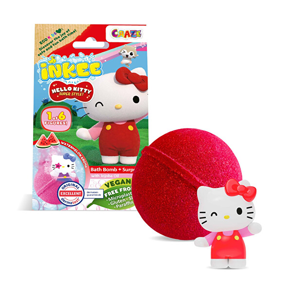 Koupelová bomba s překvapením Hello Kitty 80 g