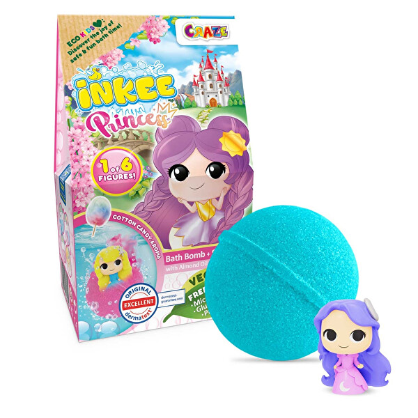 Koupelová bomba s překvapením Princess 100g