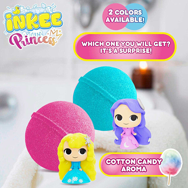 Koupelová bomba s překvapením Princess 100g