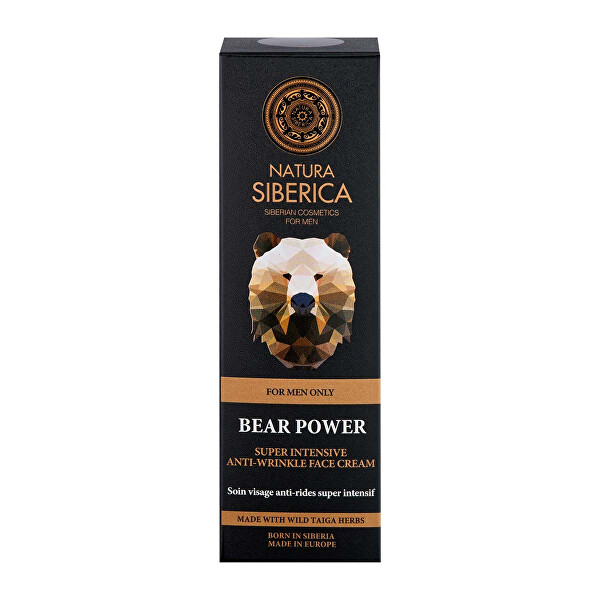 Krém proti vráskám pro muže Bear Power (Super Intensive Anti-Wrinkle Face Cream) 50 ml