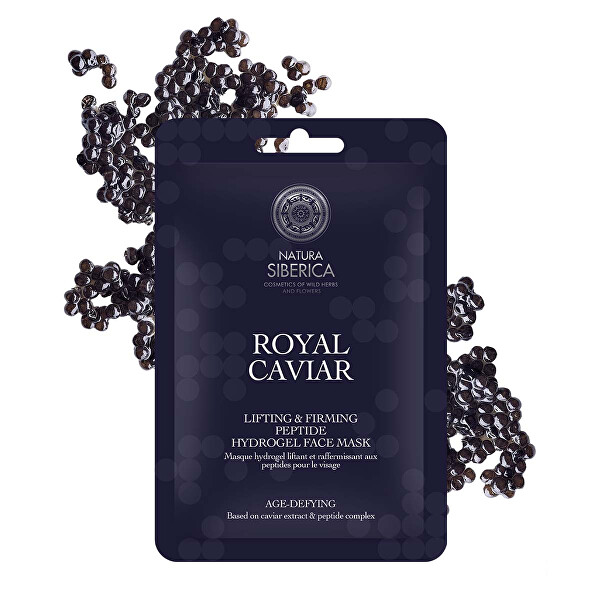 Liftingová a zpevňující peptidová hydrogelová pleťová maska Royal Caviar (Peptide Hydrogel Face Mask) 1 ks