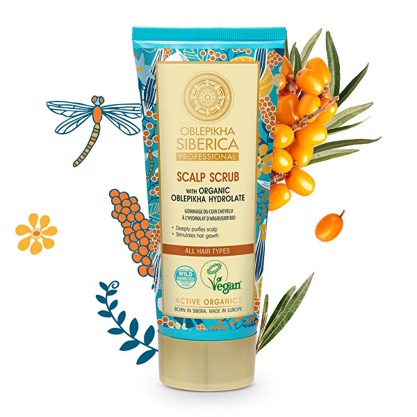 Peeling na vlasovou pokožku Oblepikha (Scalp Scrub) 200 ml