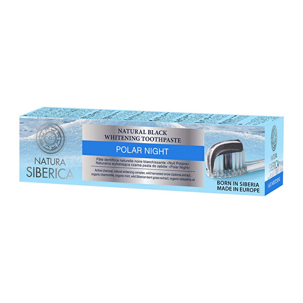 Přírodní bělicí zubní pasta Polar Night (Natural Black Whitening Toothpaste) 100 g
