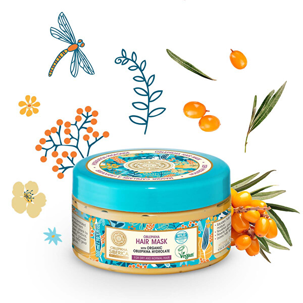 Rakytníková hydratační maska pro normální a suché vlasy Oblepikha (Hair Mask) 300 ml