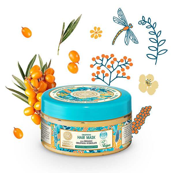 Rakytníková maska pro silně poškozené vlasy Oblepikha Siberica (Hair Mask) 300 ml