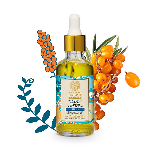 Rakytníkový olej pro poškozené vlasy Oblepikha Siberica (Oil Complex) 50 ml