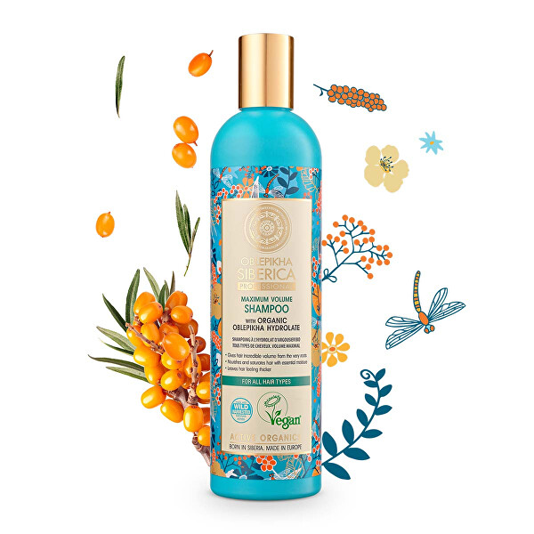 Rakytníkový šampon pro maximální objem vlasů (Shampoo) 400 ml