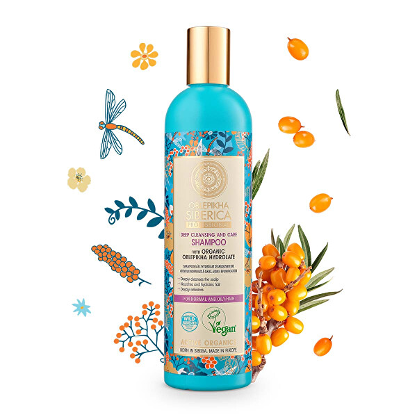 Rakytníkový šampon pro normální a mastné vlasy Oblepikha (Shampoo) 400 ml