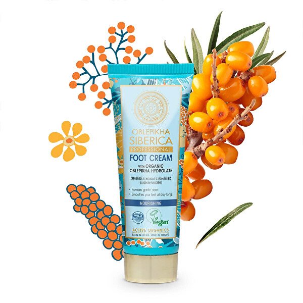 Rakytníkový výživný krém na nohy Oblepikha (Foot Cream) 75 ml