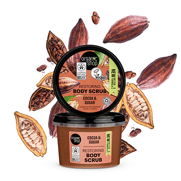 Tělový peeling Organic Cocoa & Sugar (Body Scrub) 250 ml